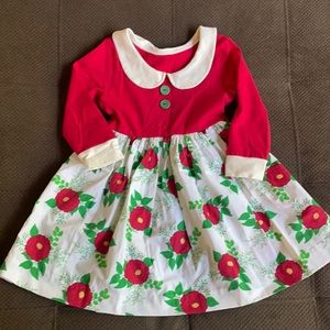 Eleanor Rose Christmas Dress 2t